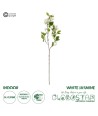 GloboStar® Artificial Garden WHITE JASMINE BRANCH 21145 Τεχνητό Διακοσμητικό Κλαδί Λευκό Γιασεμί Y80cm